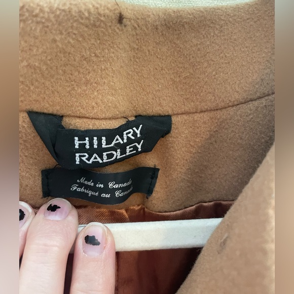 Hilary Radley Cashmere Coat. Size XL. - Picture 3 of 8